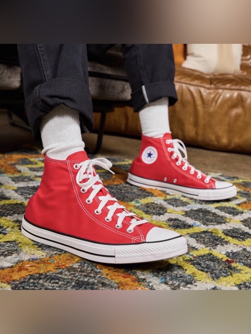Unisex Converse Red Chuck Taylor
All Star 70 High 
Red M(6) W(8)